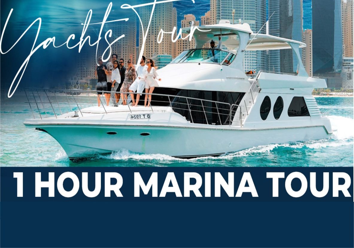 1 Hour Shared Yacht tour - Flame Travel Dubai