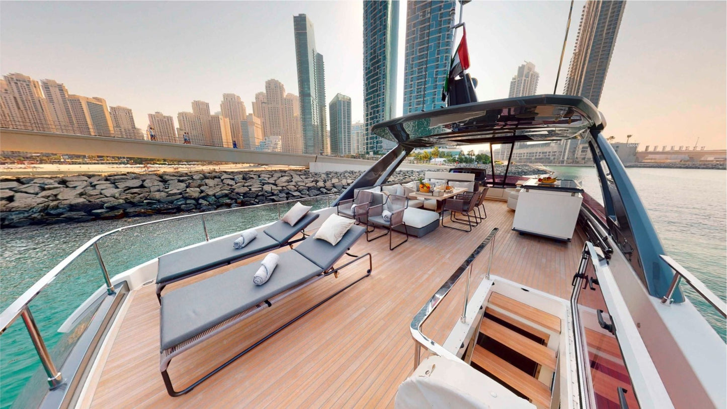 Feretti 78ft(24m) 20 Guest Capacity - Flame Travel Dubai