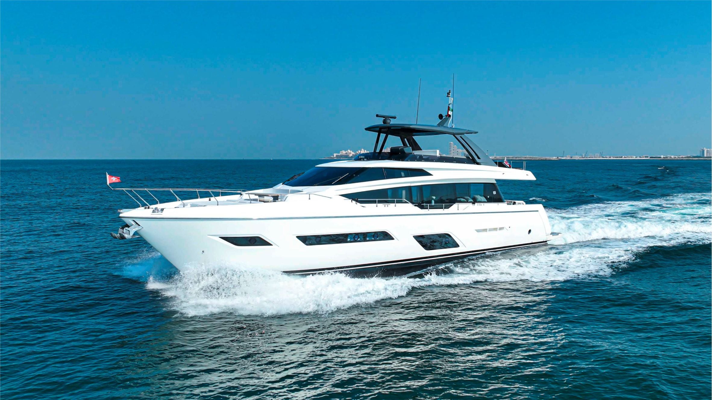 Load video: Yacht rental in Dubai – group yacht event.